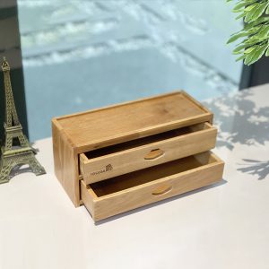 Hộp Đa Năng 2 Tầng Gỗ Oak Cao Cấp - TOGOSA