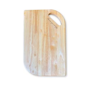 Thớt gỗ cao su chiếc lá lớn - THOGOSA