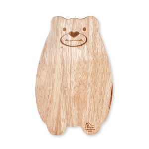 Thớt Gỗ Cao Su Con Gấu 2 - THOGOSA