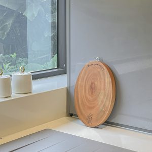 Thớt elip - gỗ xà cừ