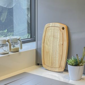 Thớt gỗ bầu dục