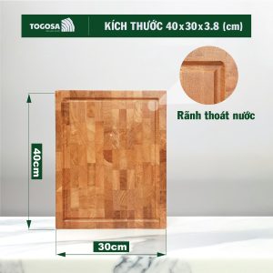 Thớt Gỗ Oak Cao Cấp - TOGOSA Gỗ Sồi Trắng