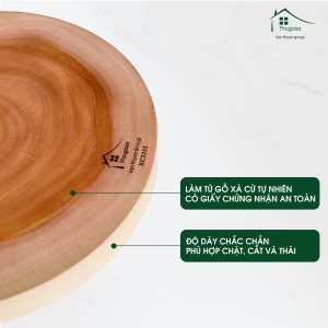 Thớt gỗ xà cừ - loại 1