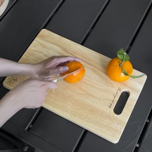 Thớt Gỗ Cao Su Hình Chữ Nhật Lớn – THOGOSA