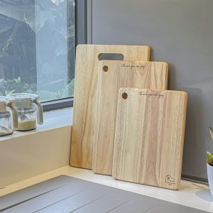 Thớt Gỗ Cao Su Hình Chữ Nhật Lớn – THOGOSA