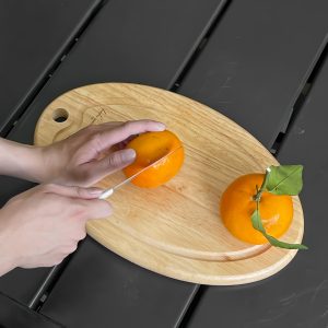 Thớt Gỗ Cao Su Elip - THOGOSA