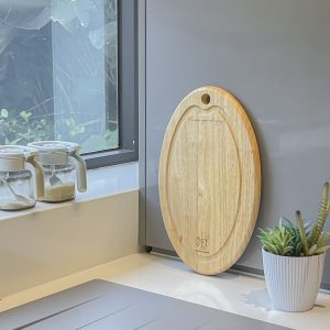 Thớt Gỗ Cao Su Elip - THOGOSA