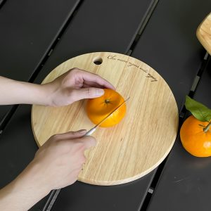 Thớt gỗ cao su tròn mỏng – THOGOSA