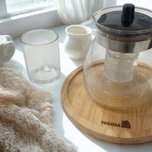 khay Gỗ Tròn Rubber Đa Năng