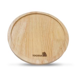 Khay Gỗ Tròn Rubber Đa Năng - TOGOSA