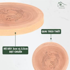 thớt xà cừ - hoa văn đặc biệt (2)