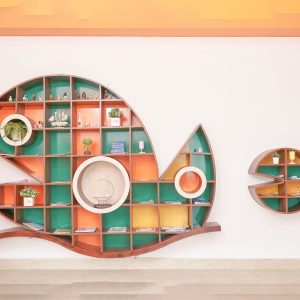 Bộ Đôi Kệ Đa Năng Hình Con Cá