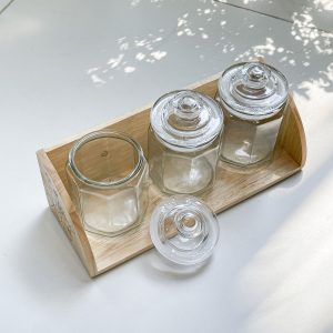 Bộ gia vị bầu 3 (Hũ thủy tinh) - THOGOSA