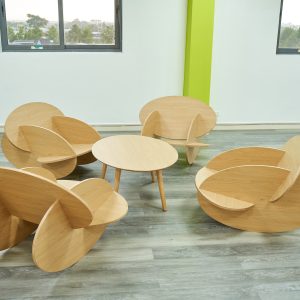 Bộ bàn ghế oval
