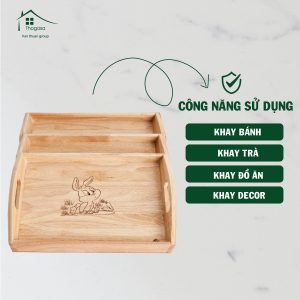 Khay gỗ chữ nhật – THOGOSA