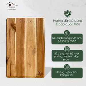 Thớt chữ nhật - Acacia - THOGOSA