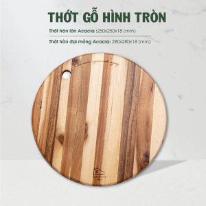 Thớt tròn Acacia – THOGOSA